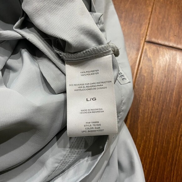 Realtree Fishing Outdoors Vented Light Blue Button Down Shirt Men's Size Large - Picture 8 of 10